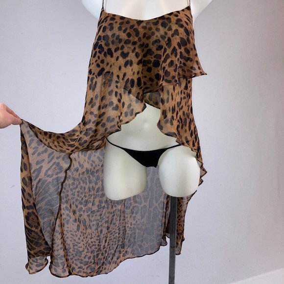 Unif WAVE Leopard Print Asymmetrical Tank Top - Picture 6 of 8